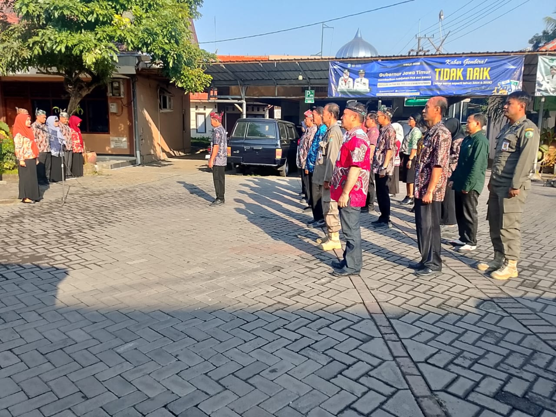 Apel pagi rutin di kecamatan balongbendo