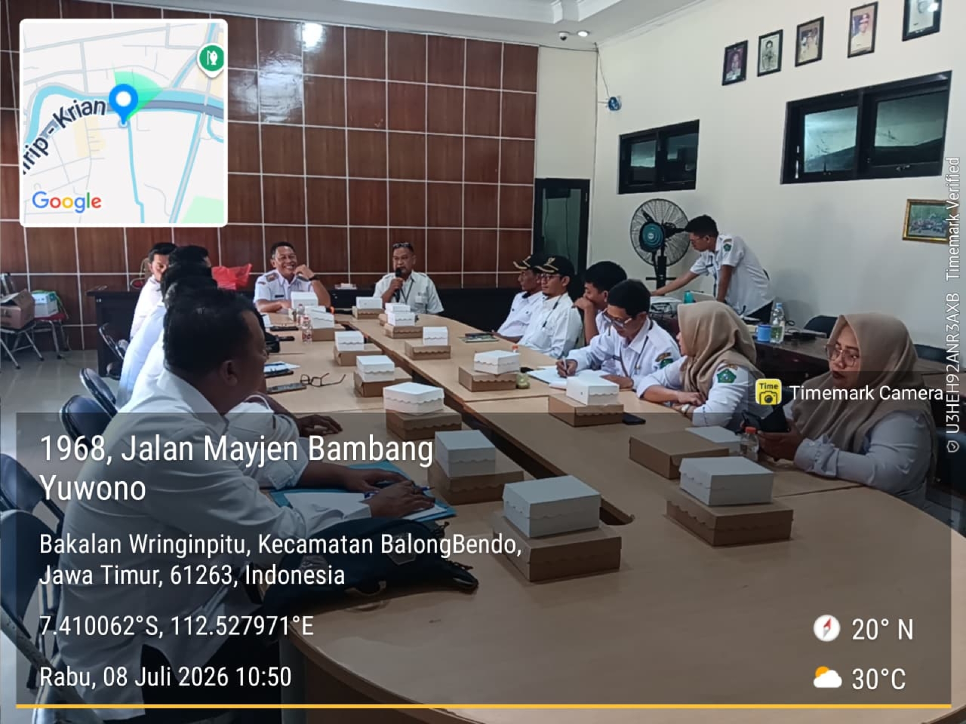 Rakor penyusunan RPJMDes dengan 4 desa kades terpilih