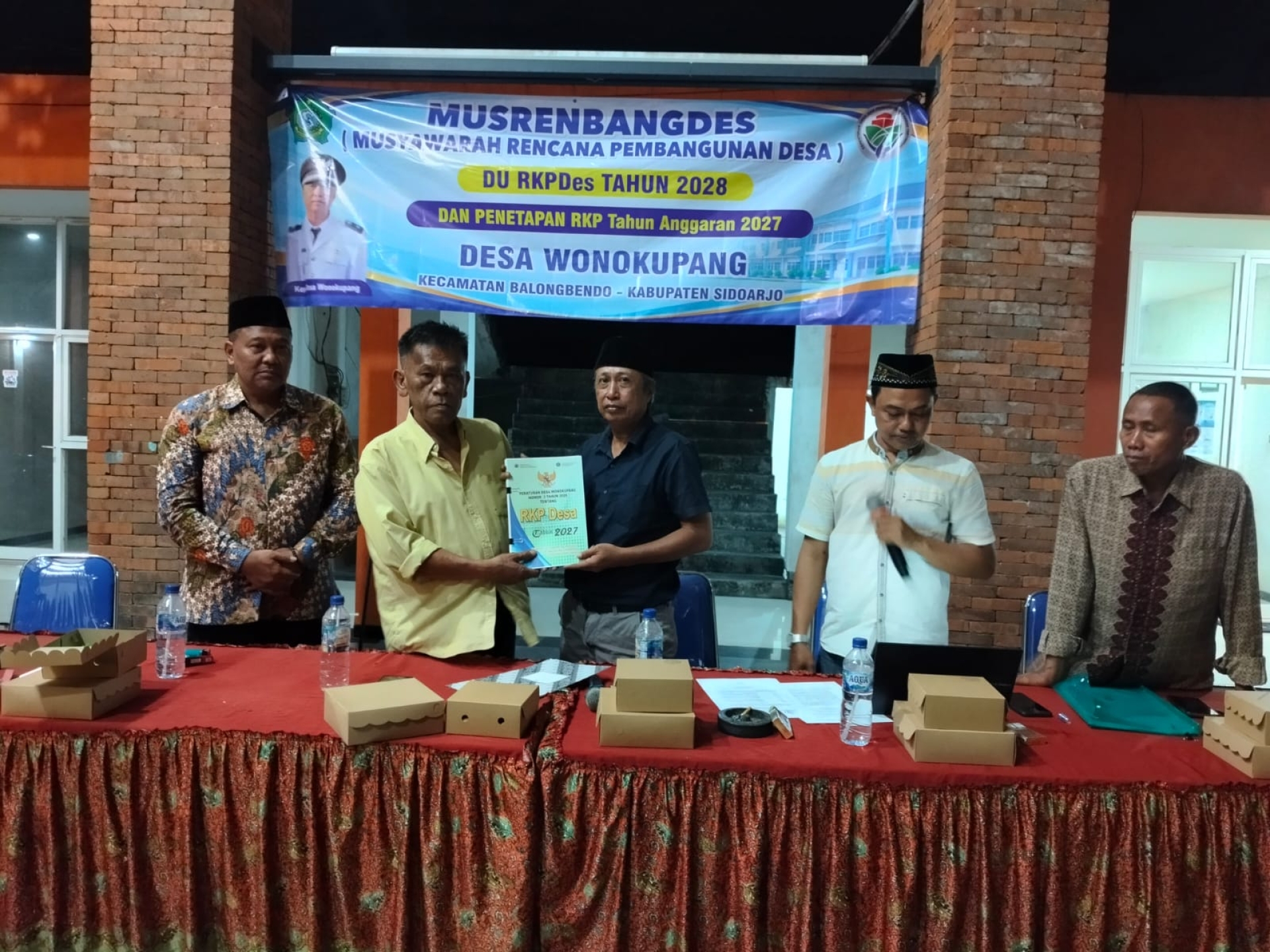 Musrenbangdes dalam rangka Penetapan RKPDes Tahun Anggaran 2027 dan Daftar Usulan RKP Tahun 2028  Desa Wonokupang